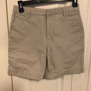 Tan shorts 100% cotton